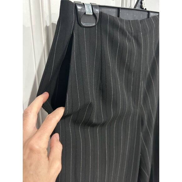Talbots Petites Pinstriped Classic Straight Leg Dress Pants Size 6 Workwear - Picture 4 of 10